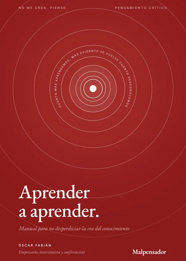 Carátula de Aprender a aprender, de Óscar Fabián